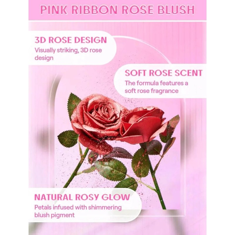 Sheglam Rubor En Polvo En Diseño De Rosa Tono Del