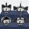 NNBWKIXI 3 Inch Wood Lathe Chuck Set 3 Jaws Self-Centering