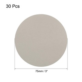 uxcell 3 Inch Wet Dry Sanding Discs 3000 Grit Hook and Loop Sandpaper Electrostatic Sand Planting Silicon Carbide 30pcs