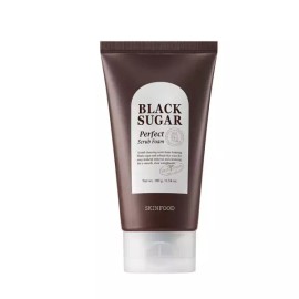 SkinFood 2개 블랙슈가 퍼펙트 스크럽폼 [아보카도 올리브 립밤 2개] 2 Black Sugar Perfect Scrub Foam [2 Avocado Olive Lip Balms]