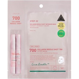 VT Cosmetics Collagen 700 2 Steps Hydrating Mask 1 Unit – Firming Mask with Mineral Microneedles, 500 Da Collagen and Hydrogel Technology