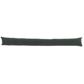 Classic Home Store Bottle Green Velvet Draught Excluder French Patio Door Extra Long Soft Cotton Draft Stopper (5ft)