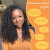 EV&ET Micro Locs Extesnions Human Hair 0.2cm Thickness Sisterlocks Curly