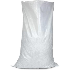 Large Woven Rubble Sacks - 50x80cm Garden Waste Bags - Heavy Duty 50kg Industrial Grade Builders Bag – Strong Robust Polypropylene (10 Sacks)