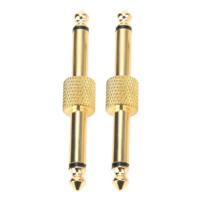 2PCS 6.35mm Effect Adapter Connector Noise Reduction Guitar Pedal Coulper