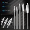 SIGANDG Engraving Drill Wood Carving Tool 5 Pieces HSS Engraving