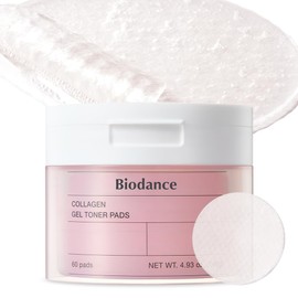 BIODANCE Biodance Collagen Gel Toner Pads | Pore Perfecting, Improving Elasticity, Korean Toner Pads for Sensitive Skin | 4.93 fl.oz.(140g), 60Pads
