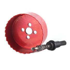 HATOOLHA® Bi-Metal Hole Saw, M42 HSS Drill Hole Saw Cutter Drill Cutting Tool for Wood Iron Sheet Pipe Plastic Hole Opener (90 mm)