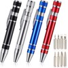 4 Pieces Pen Screwdriver Multitool Handy Tool 8 in 1