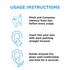 Foam Masters Memory Foam Ear Tips for AirPods Pro 1st