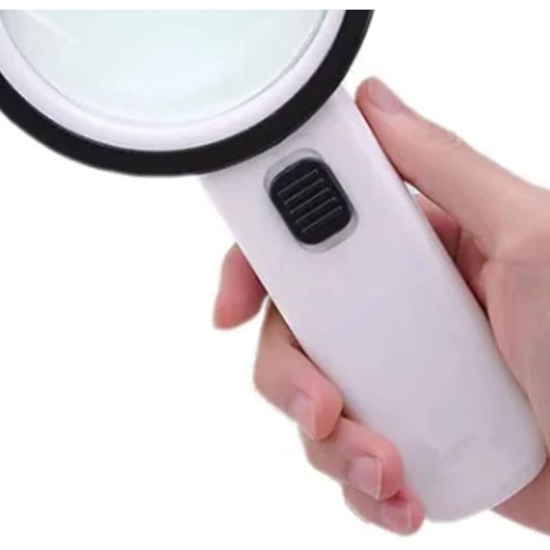 Lupa 10X con Luz LED FUNFANG kei76twz3r – Visión clara