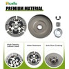 Hicello Ms170 Sprocket 3/8" 6T Clutch Drum Kit Replacement for