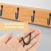 Auvotuis 24Pcs Single Iron Hooks, Decorative J Shaped Wall Mounted