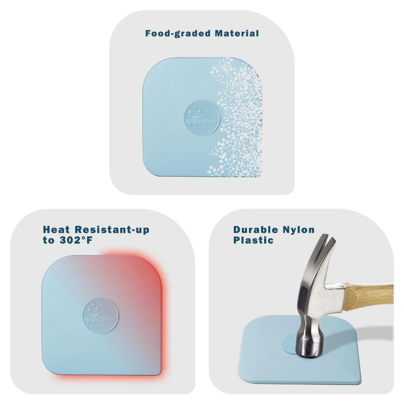 Matscover Pan Scraper, 5 Pcs Pot Scraper Plastic, Pot Scraper