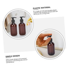 Gatuida 5Pcs Bottles Cosmetic Dispensers for Lotion Emulsion Shampoo Durable Travel for Toiletries