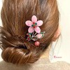 샵프리C Traditional Korean Hairpin for Hanbok with Floral Design -