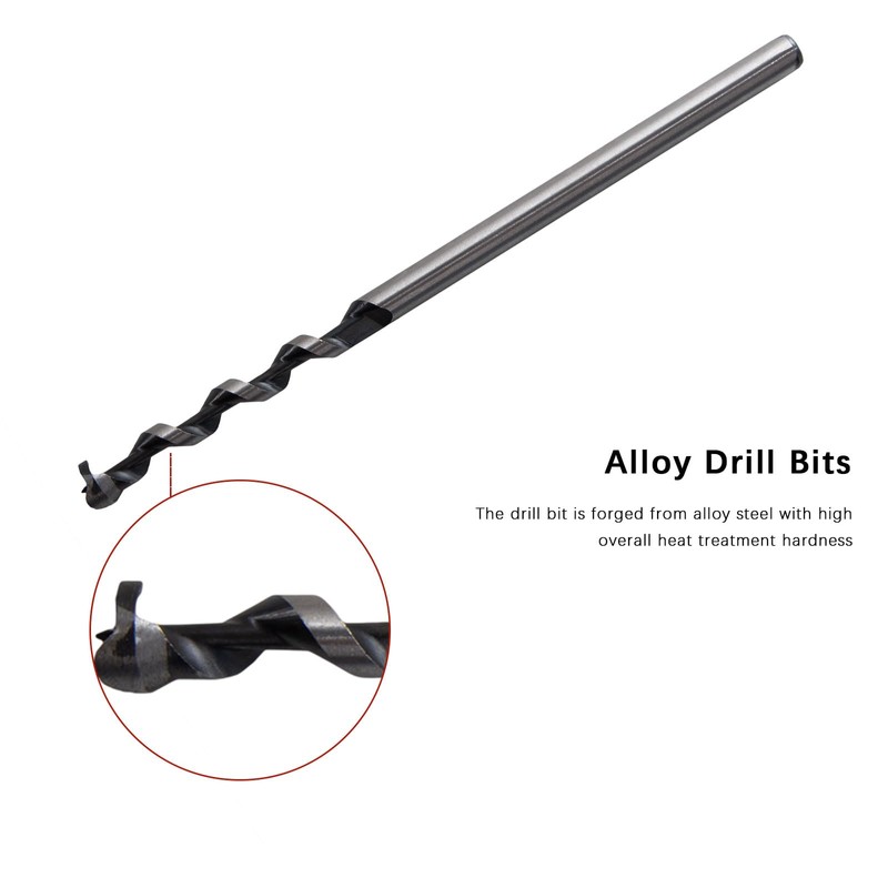 KingBra Woodworker 3/8 Inch Mortise Chisel & Bit Set, Square