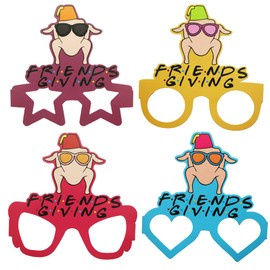 Friendsgiving Paper Glasses, Friendsgiving Decorations, Friendsgiving Party Decorations, Thanksgiving Party Decorations, Thanksgiving Decorations,Thanksgiving Friends Giving Turkey Supplies -12 Pieces