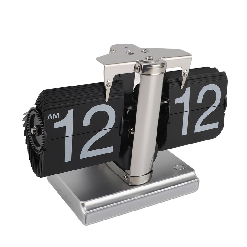 Retro Digital Flip Down Clock Battery Powered Flip Desk Clock