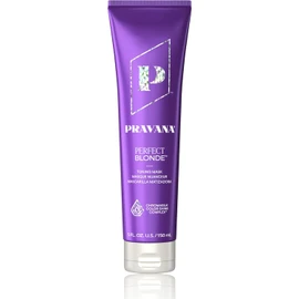 PRAVANA Perfect Blonde Mascarilla para Cabello 150 ml, Mascarilla Matizadora Morada, Tratamiento Semanal, Aporta Hidratación y Brillo, para Cabello Rubio, Plata o Decoloración