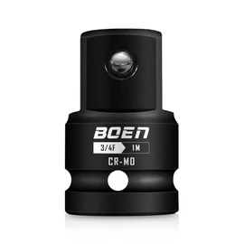 BOEN 3/4"F to 1"M Impact Socket Adapter, Cr-Mo Steel,Socket Adapter Set for Impact Driver Conversions