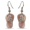 Sandal, pink mother-of shell-Pearl Earrings