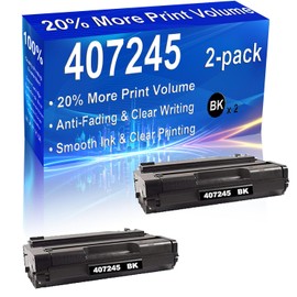 Kolasels 2-Pack (Black) Compatible High Yield SP311HE Imaging Toner Cartridge use for SP 311DNw, 311SFNw, 325 DNw & 325 SFNw Printer
