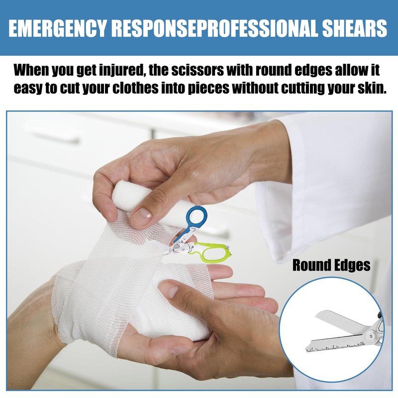 Raptor Response Emergency Scissors, Rescue Scissors with 6 Practical, Trauma