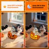 CFFOWNUG Skeleton Halloween Indoor Decoration: 6.1'' Witch Hat Skeleton Ornament