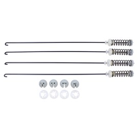 ApplianPar W10780044 Washer Suspension Rod Kit for Whirlpool WTW5800BW0 WTW5810BW0 Maytag Kenmore Amana Washing Machine W11131256 W11025360 W10748954 W10555290 W10555289 W10645657