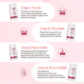 Lash Lift Kit with Glue Balm, Single Sealed Packaging Eyelash Perm Kit