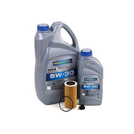 BLAU J1A5119-D Motor Oil Change Kit - Compatible with 2014-17 VW Jetta VI w/ 4 Cylinder 1.8T Engine - 5w30