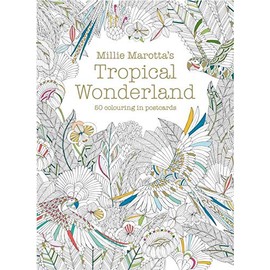 Millie Marotta's Tropical Wonderland Postcard Box: 50 beautiful cards for colouring in