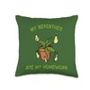 My Nepenthes Ate My Homework Funny Pitcher Plant Graphic Throw