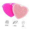 PACKOVE 4Pcs Silicone Facial Brush Manual Face Massager with Unique