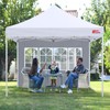 MASTERCANOPY Church Window Sidewall Panels Sunwall for 3x3M Instant Gazebo