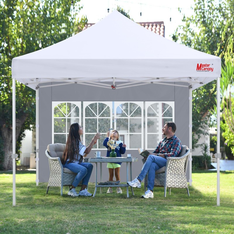 MASTERCANOPY Church Window Sidewall Panels Sunwall for 3x3M Instant Gazebo