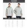 chamarra impermeable ligera cortavientos para hombre con capucha extraíble, Azul