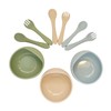 Silicone Baby Feeding Set 3 Bowls 12 oz + 3