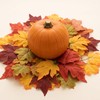 Axafazup 50 Pcs Autumn Maple Leaves, Artificial Fake Fall Leaves
