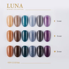 Very Good Nail Berry Good Nail Luna Syrup Pearl 6-piece set / 베리굿네일 루나 시럽펄 6종 세트