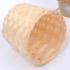 NUOBESTY 6Pcs Mini Woven Basket, Small Wicker Baskets Miniature Flower