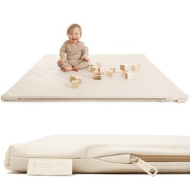 Stylish Padded Baby Play Mat for Your Boy or Girl - Extra Thick & Super Soft Vegan Leather Floor Mat Creates A Safe Play Area for Little Ones - A Beautiful Playmat That Fits Nicely Into Any Playroom