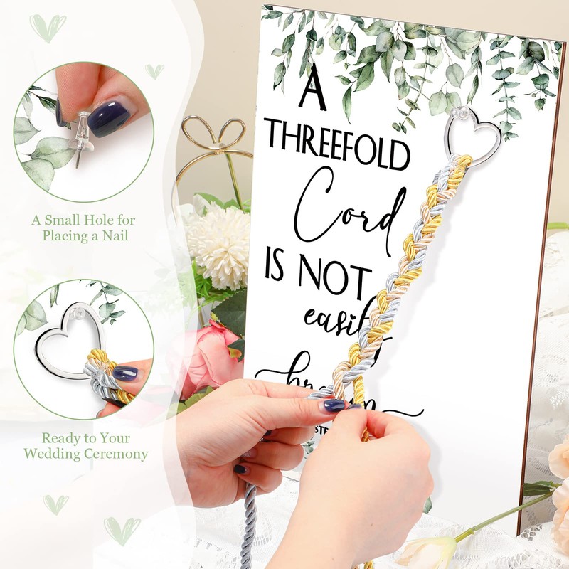 A Threefold Cord Wedding Sign Wedding Unity Sign Strand of