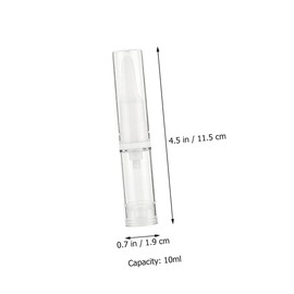 6Pcs Refillable Travel Bottles with Pump Design Compact Foundation Dispensers Lightweight Cosmetic Containers for Lotion Skin Care and Travel Use