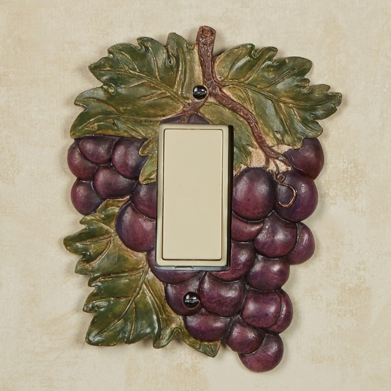 Touch of Class Grape Harvest Realistic Grapes Single Dimmer/Rocker -