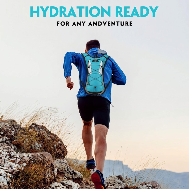 Sadnyy 2 Pcs Hydration Backpack Hiking Water Backpack for 2l