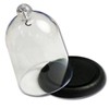 Pocket Watch Display Dome Plastic Stand Holder Hanging Pocketwatch Dust