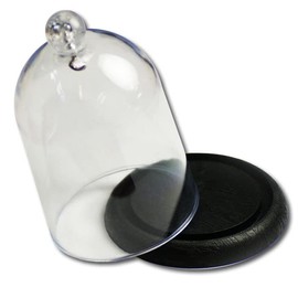 Pocket Watch Display Dome Plastic Stand Holder Hanging Pocketwatch Dust Cover