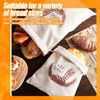 20 Pcs Linen Bread Bag Reusable Homemade Bread Container Drawstring